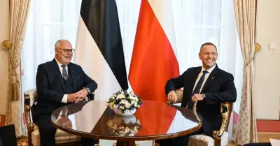 Prezydenci Polski i Estonii rozmawiali m.in. o bezpieczeństwie w regionie